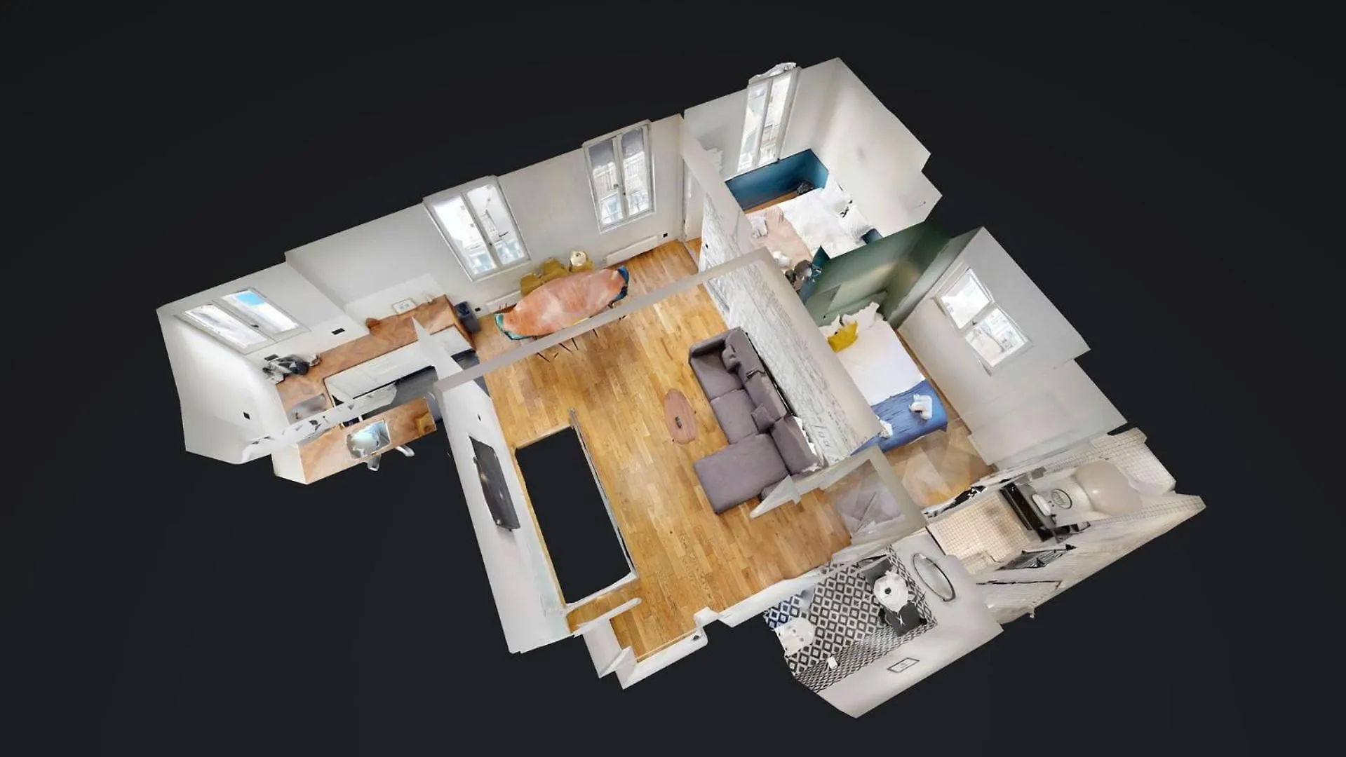 Апартаменты Bluestay 42 - Charmant Duplex A Париж